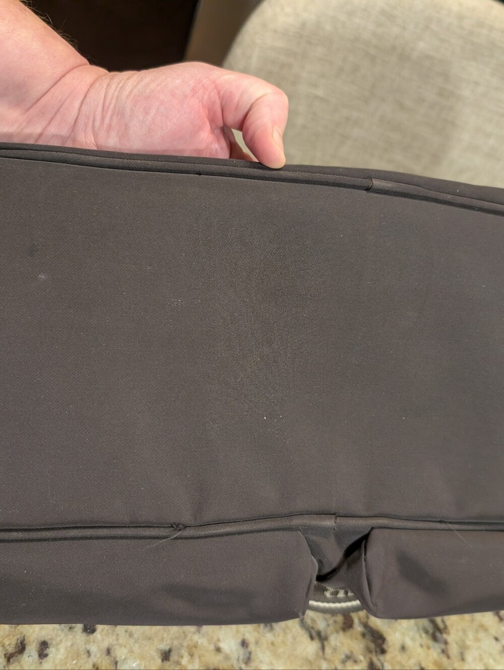 Burberry Fragrance Nylon Travel Bag Duffle 16 X 11 - Picture 7 of 7